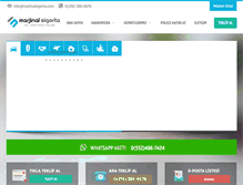 Tablet Screenshot of marjinalsigorta.com